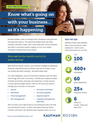 Real-Time Accounting Dashboard